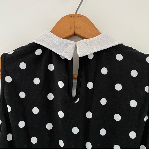 Faith and Joy polka dot layered tank top blouse size L - Picture 4 of 8